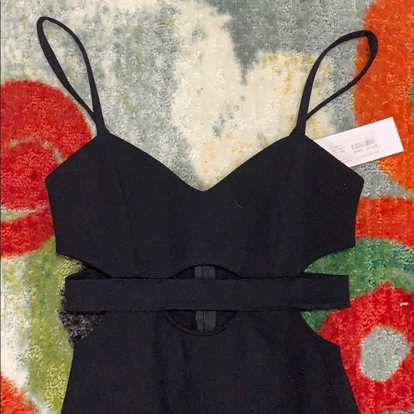 Solemio NWT black cutout dress - Picture 2 of 6
